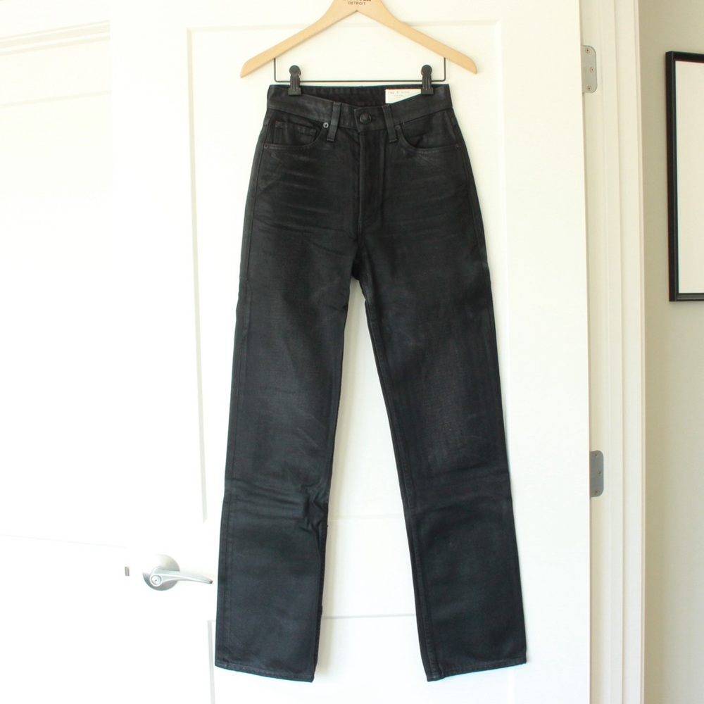 RAG & BONE “Alex” High Rise Straight Jean - Picture 3 of 12